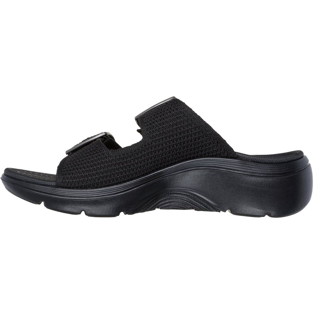 Skechers Slipper Go Walk Arch Fit 2.0 Chloe 140871 BBK Black - 198739088618