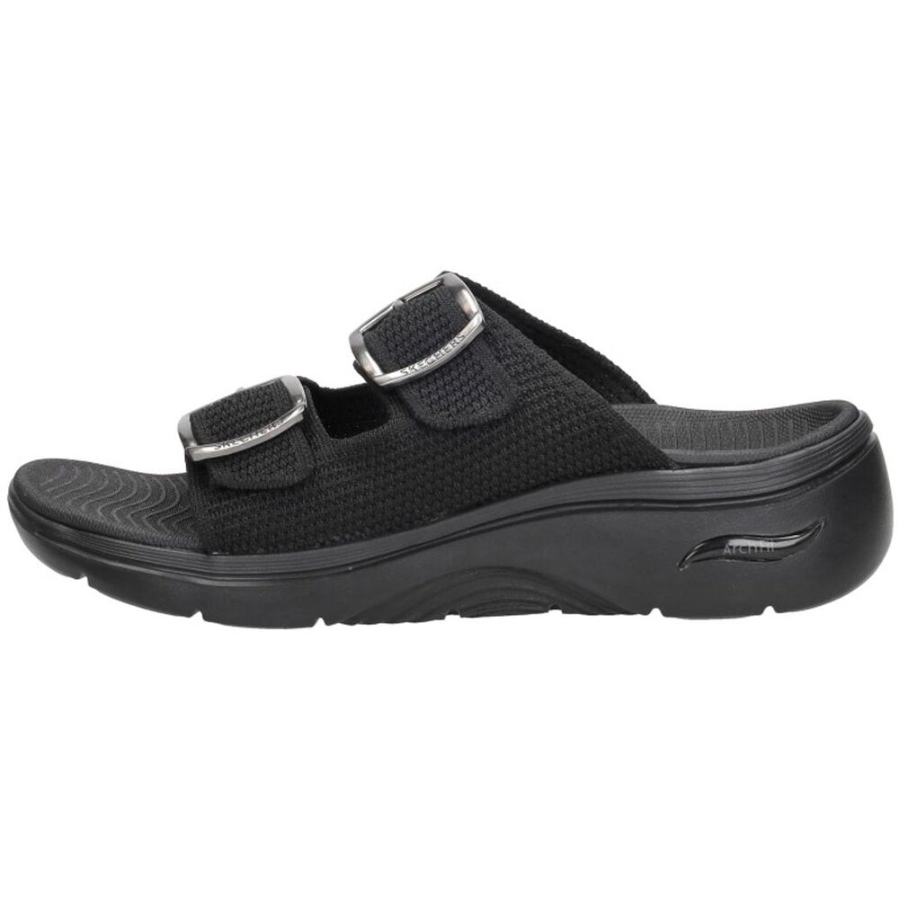 Skechers Slipper Go Walk Arch Fit 2.0 Chloe 140871 BBK Black - 198739088618