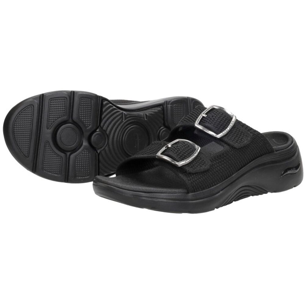 Skechers Slipper Go Walk Arch Fit 2.0 Chloe 140871 BBK Black - 198739088649