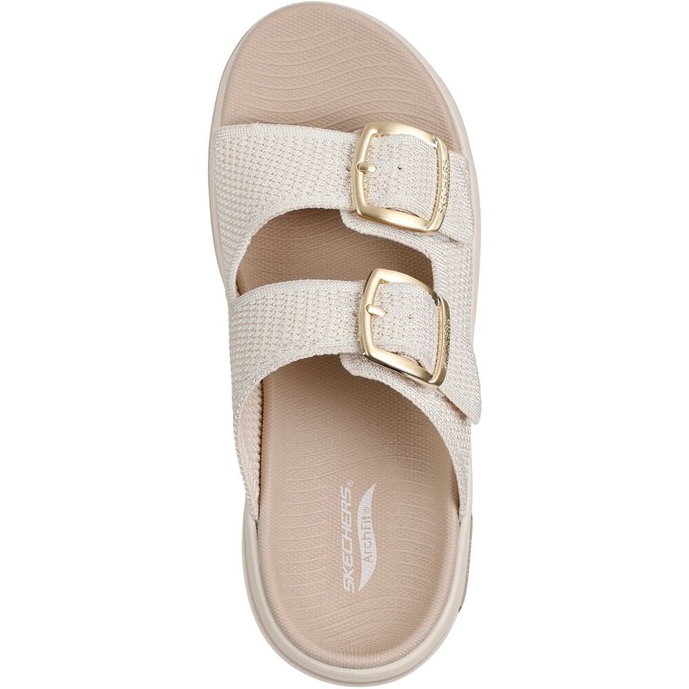 Skechers Slipper Go Walk Arch Fit 2.0 Chloe 140871 NAT Naturel - 198376902421
