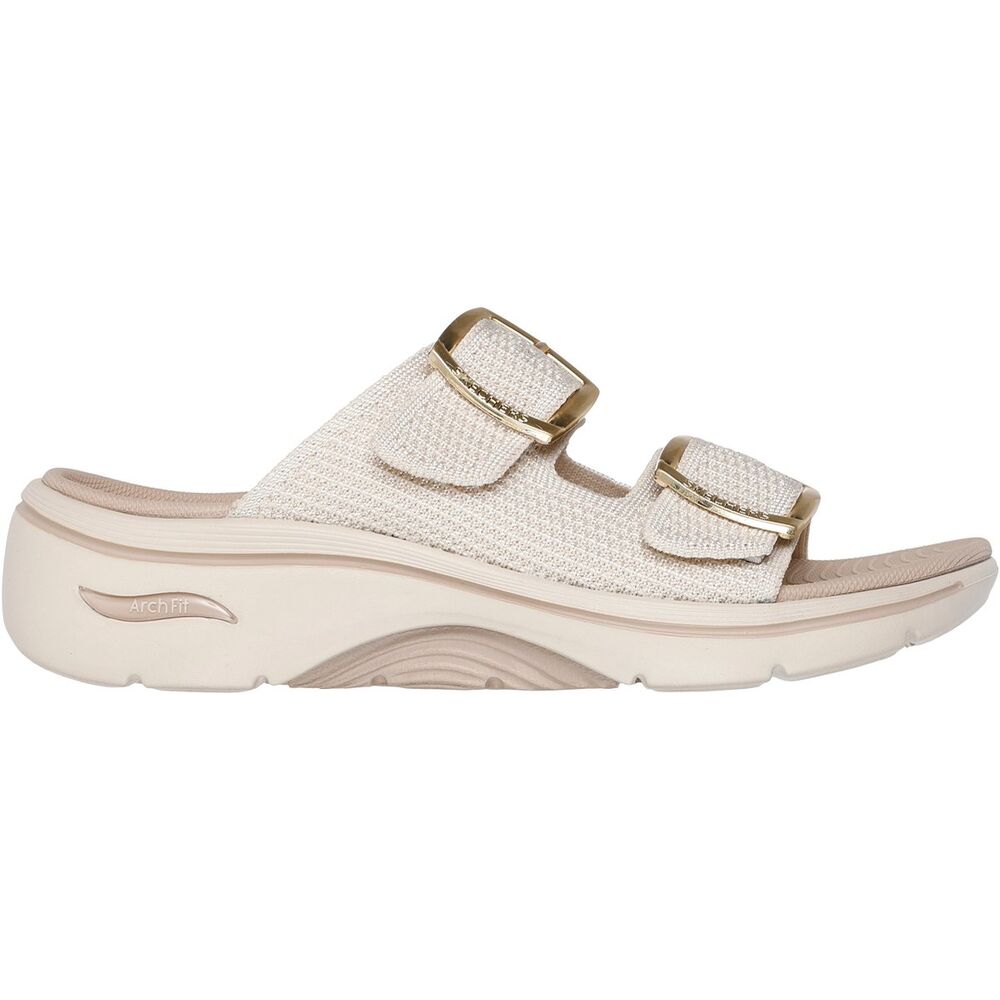 Skechers Slipper Go Walk Arch Fit 2.0 Chloe 140871 NAT Naturel - 198376902391