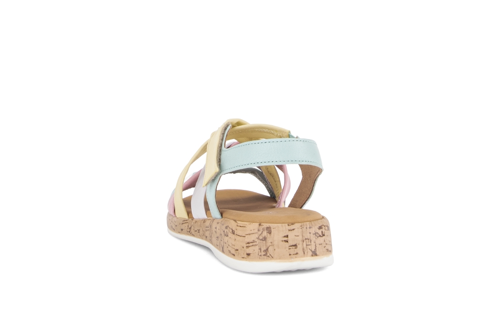 Gabor Sandaal 82.736.23 Nappa Nava Glacier Geel Roze Blauw Combi - 4068283839447