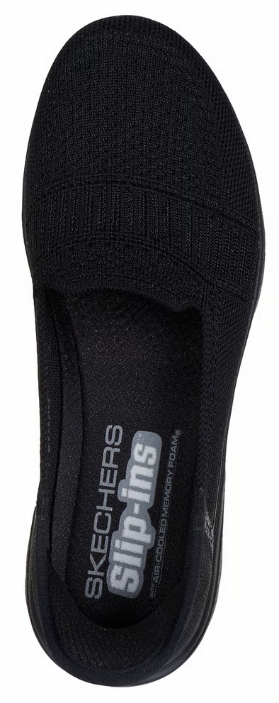 Skechers Instapper Hands-Free Slip-Ins On The Go Flex Clover 138182 BBK Black Machine Washable - 197627454689