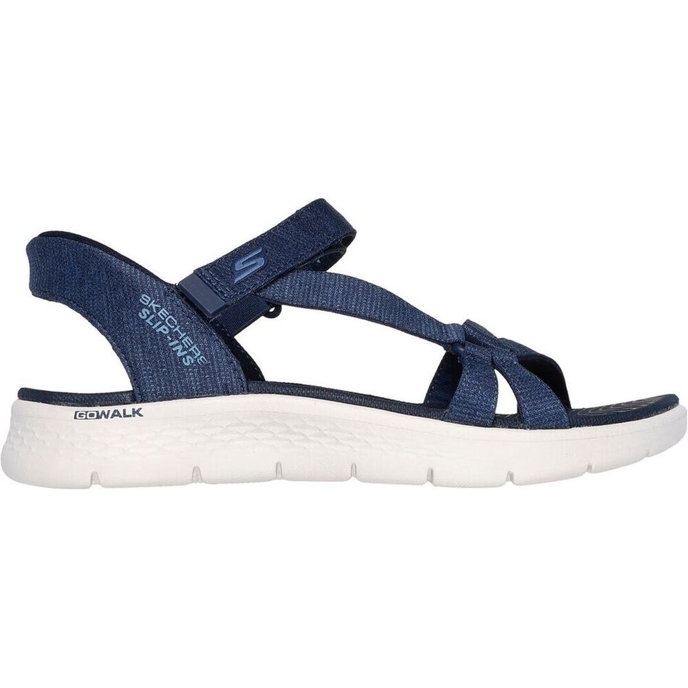 Skechers Sandaal Hands Free Slip-Ins Go Walk Flex Sandal-Illuminate 141481 NVY Navy Machine Washable - 197627456195