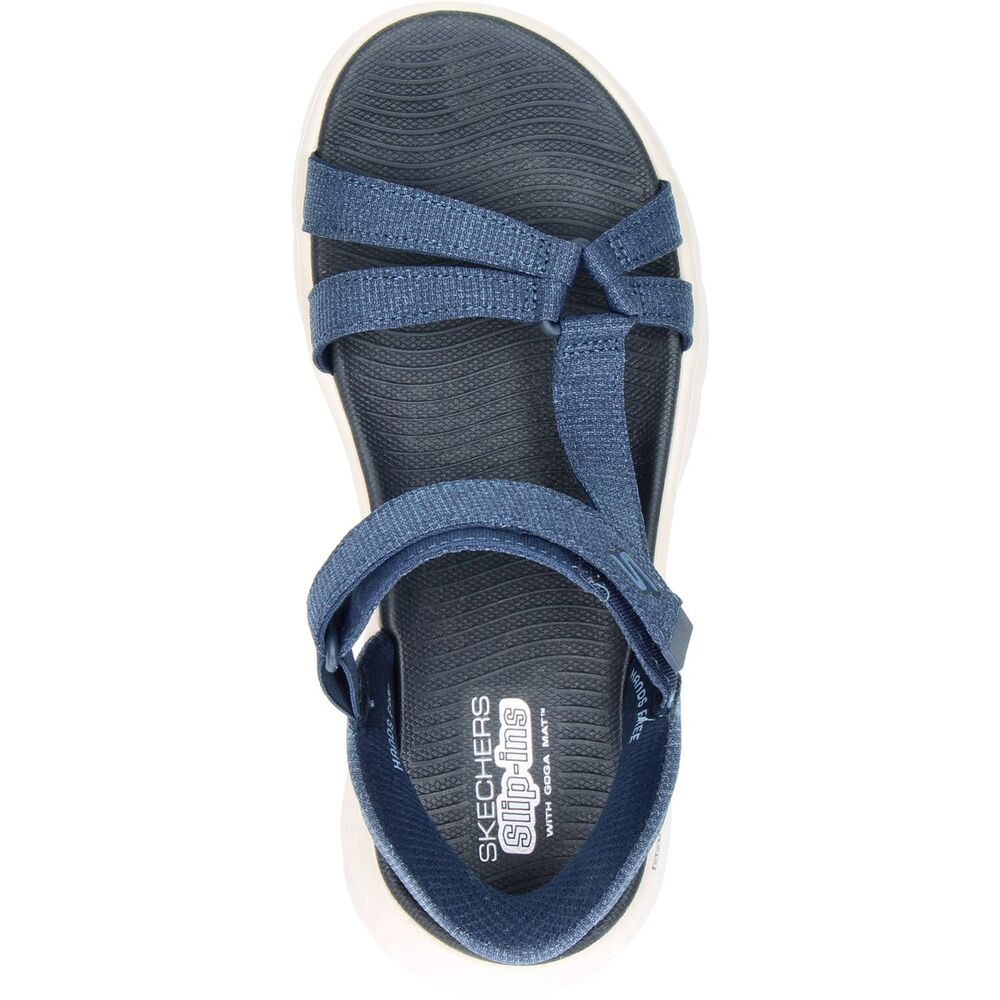 Skechers Sandaal Hands Free Slip-Ins Go Walk Flex Sandal-Illuminate 141481 NVY Navy Machine Washable - 197627456225