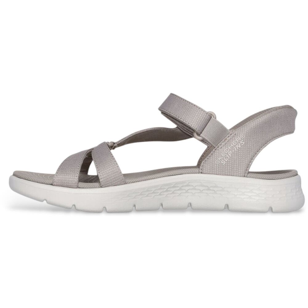 Skechers Sandaal Hands Free Slip-Ins Go Walk Flex Sandal-Illuminate 141481 TPE Taupe Machine Washable - 197976582262