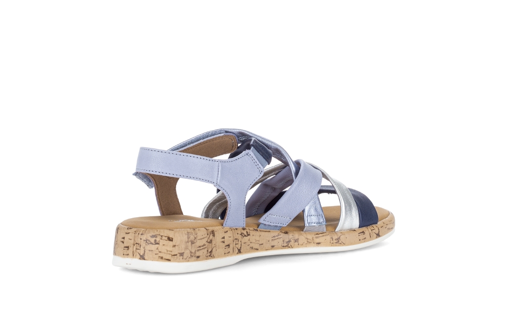 Gabor Sandaal 82.736.26 Nappa Metal Marine Blauw Combi Wijdte G - 4068283729786