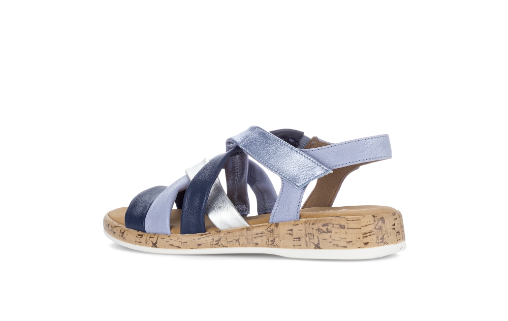 Gabor Sandaal 82.736.26 Nappa Metal Marine Blauw Combi Wijdte G - 4068283729779