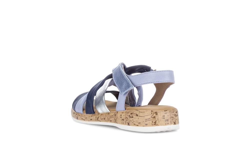 Gabor Sandaal 82.736.26 Nappa Metal Marine Blauw Combi Wijdte G - 4068283729762