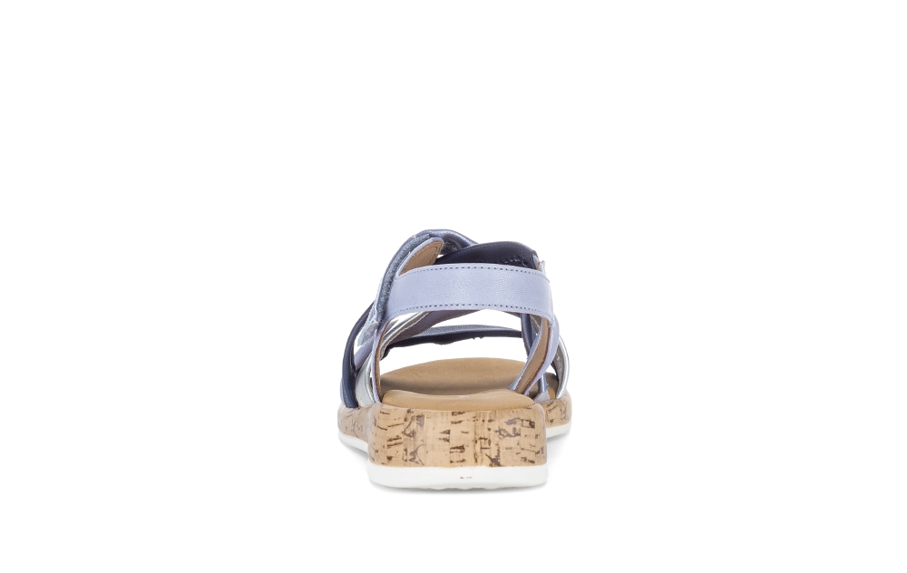 Gabor Sandaal 82.736.26 Nappa Metal Marine Blauw Combi Wijdte G - 4068283729793