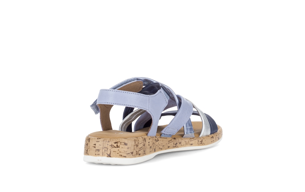 Gabor Sandaal 82.736.26 Nappa Metal Marine Blauw Combi Wijdte G - 4068283787748