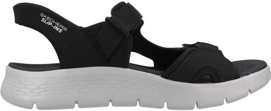 Skechers Sandaal Go Walk Flex Sandal Easy Entry 229210 BKGY Black Gray Machine Washable - 197627609294