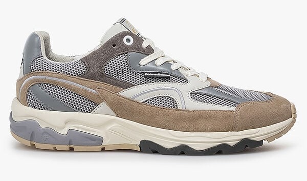 Floris van Bommel Sneaker De Rezer 01.17 SFM-10258-22-03 Lightbrown Grijs Combi - 8720244935921