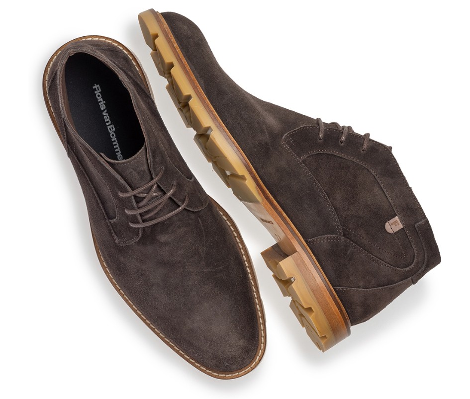 Floris Van Bommel Nette Veterboot De Braver 01.04 SFM-50171-21-01 Dark Brown - 8720244831377