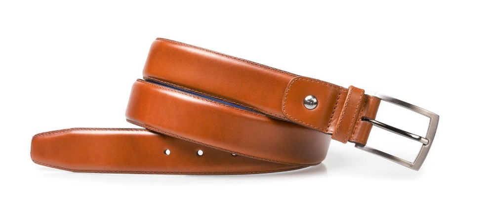 Floris van Bommel Riem De Belter 05.02 CFM-10004-23-02 Cognac 3.5CM Breed - 8718392763473