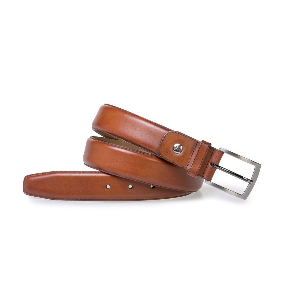 Van Bommel Riem De Belter 01.32 CBM-10001-24-01 Dark Cognac 3.5CM Breed - 8719092706050