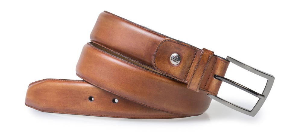 Van Bommel Riem De Belter 04.15 CBM-10011-24-02 Dark Cognac 3.5CM Breed - 8719092706449