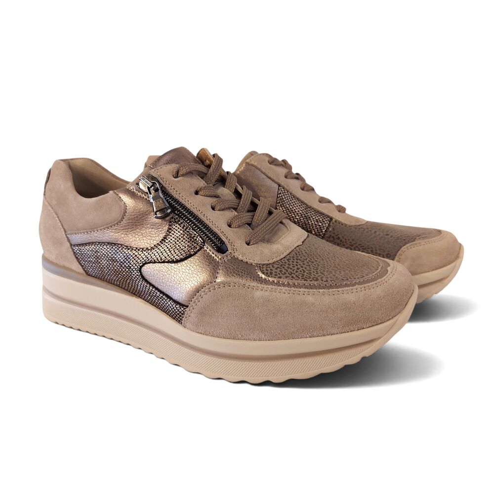 Waldlaufer Bungeez Sneaker 669K01 506 876 K Storm Bronce Mouse Taupe - 4069134549928