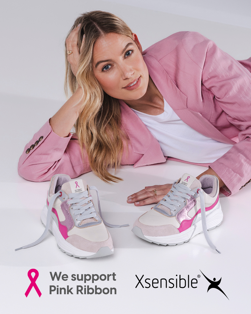 Xsensible Stretchwalker Sneaker Golden Gate Lady Pink Ribbon 33000.3.710 GX Pink - 8719051756980