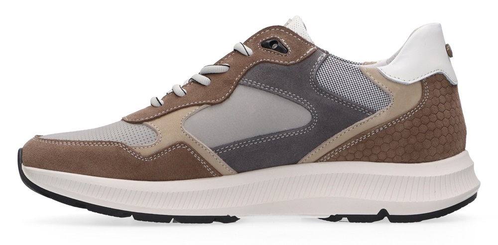 Australian Sneaker Cadiz Wijdte H 15.1717.01-KL1 Grijs Taupe Wit Combi - 8720822144684