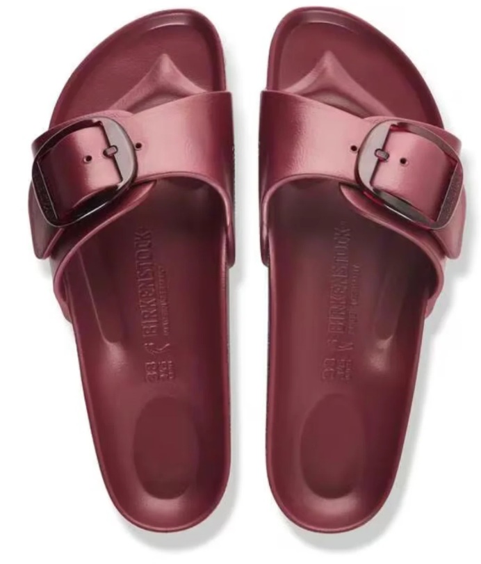 Birkenstock Slippers Madrid Big Buckle EVA 1033116 Zinfandel Bordeaux - 4067708264505