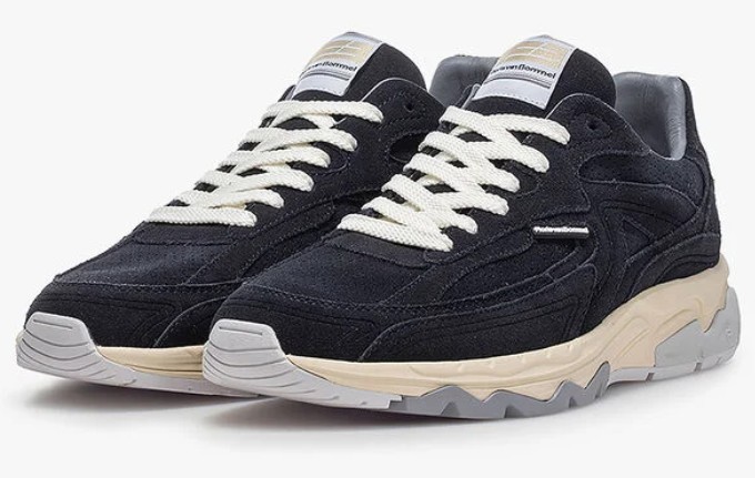 Floris van Bommel Sneaker De Rezer 02.06 SFM-10257-41-01 Donkerblauw - 8720244946989