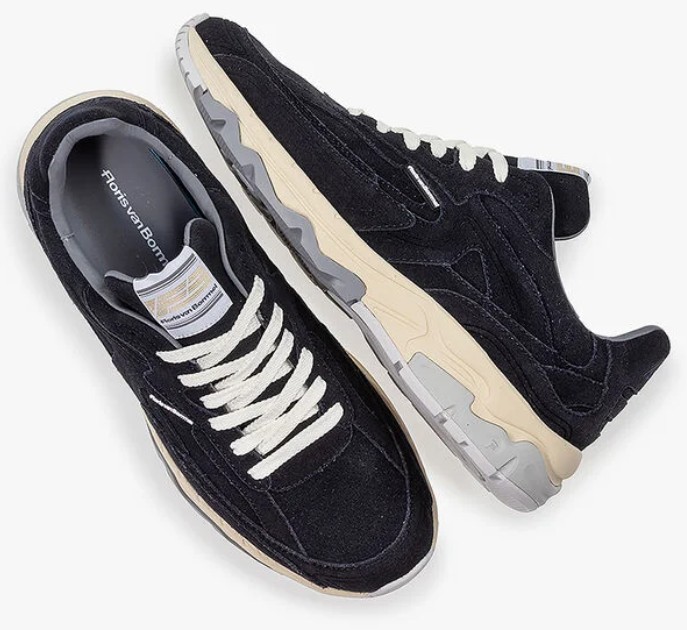 Floris van Bommel Sneaker De Rezer 02.06 SFM-10257-41-01 Donkerblauw - 8720244946972