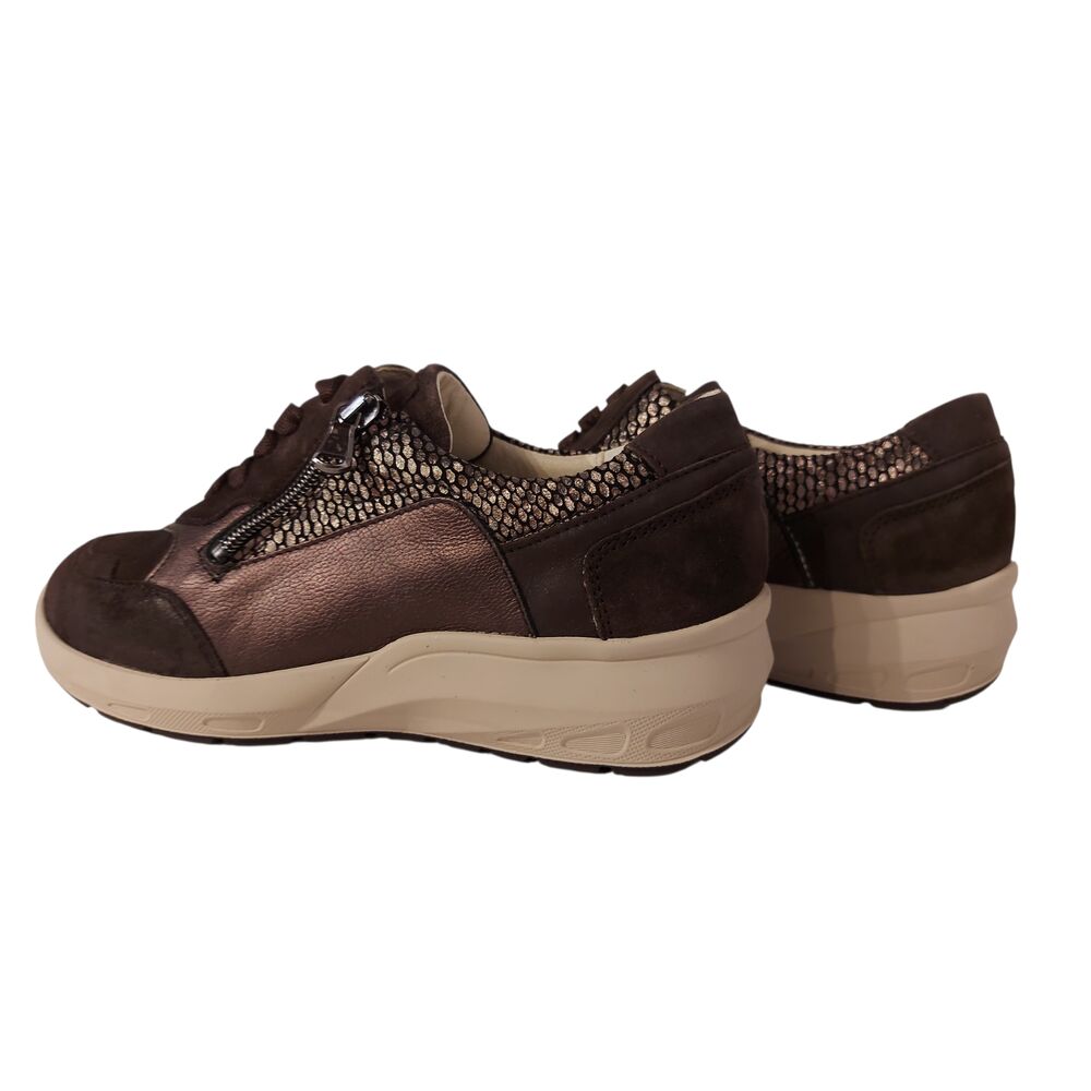 Waldläufer Sneaker 831004 983 192 Dark Brown Storm Wijdte M - 4069134573060