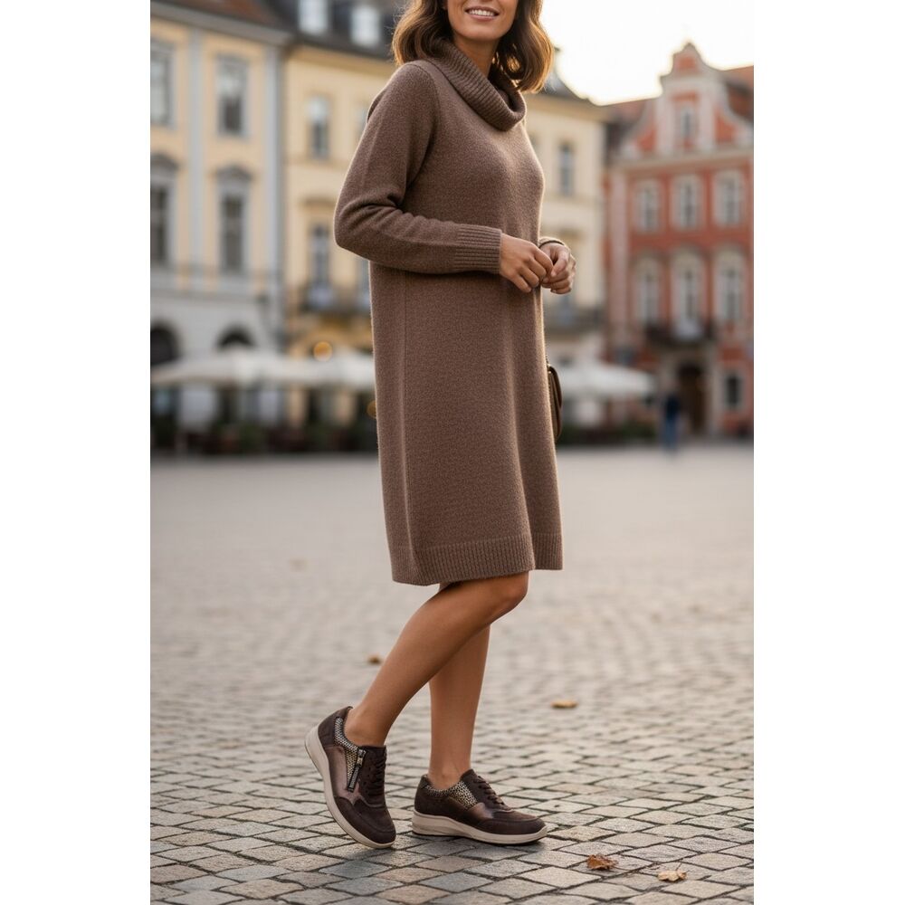 Waldläufer Sneaker 831004 983 192 Dark Brown Storm Wijdte M - 4069134387995