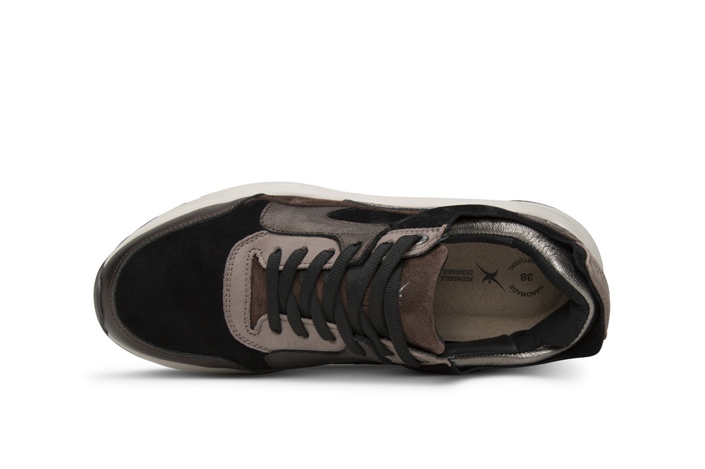 Xsensible Stretchwalker Sneaker Golden Gate Lady 33000.2.383 Dark Brown Fantasy - 8719051762523