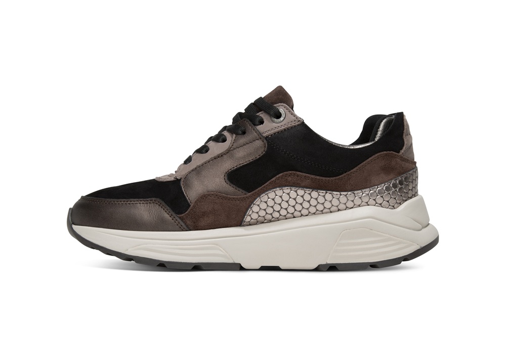 Xsensible Stretchwalker Sneaker Golden Gate Lady 33000.2.383 Dark Brown Fantasy - 8719051762523