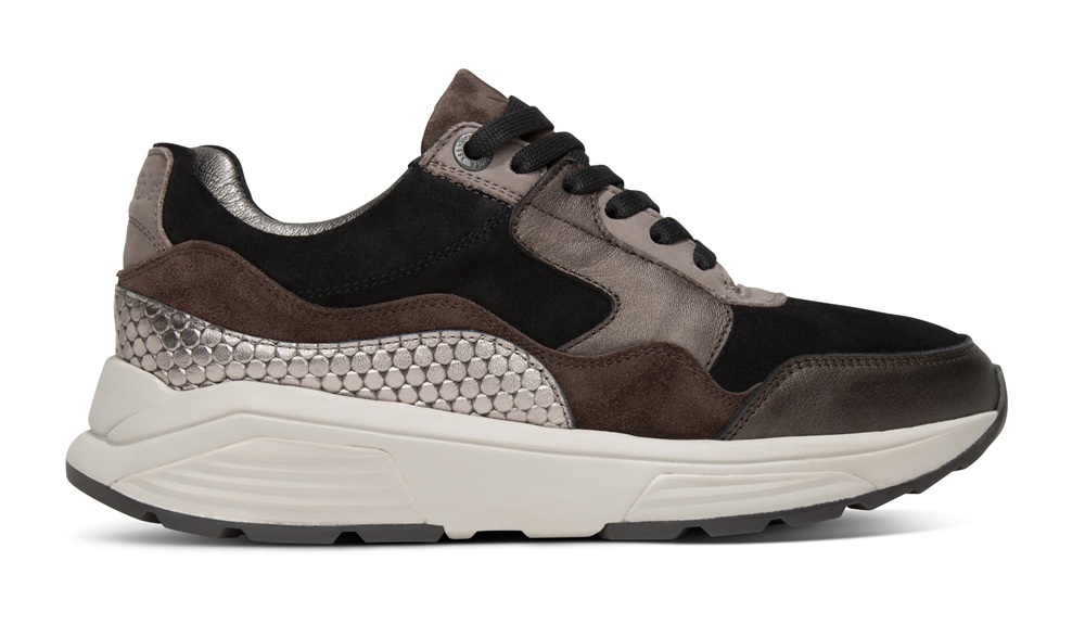 Xsensible Stretchwalker Sneaker Golden Gate Lady 33000.2.383 Dark Brown Fantasy - 8719051762530