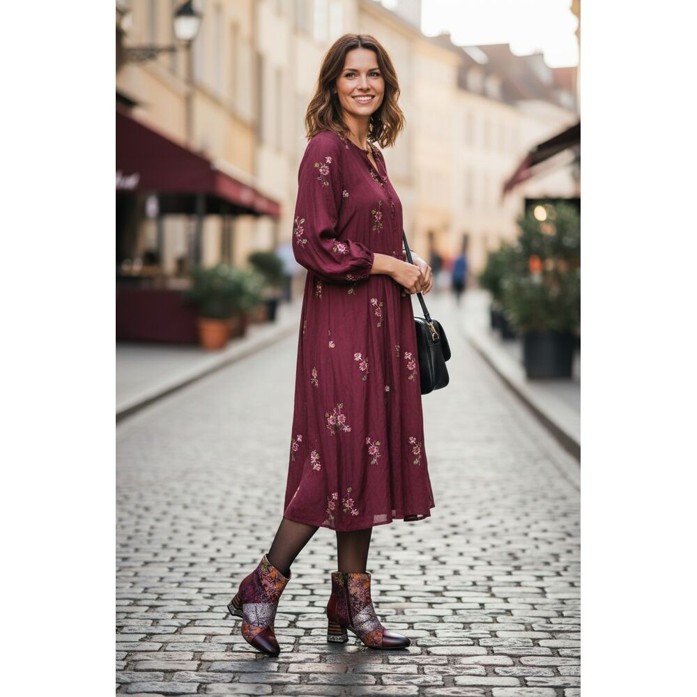 Laura Vita Korte Laars Talao 01 AC682-1A Grenat Wijnrood - 3667492128109