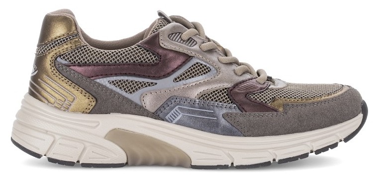 Gabor Sneaker Rolling Soft 0306.01.003 Mohair Taupe Wijnrood Multicolor - 4069356468632