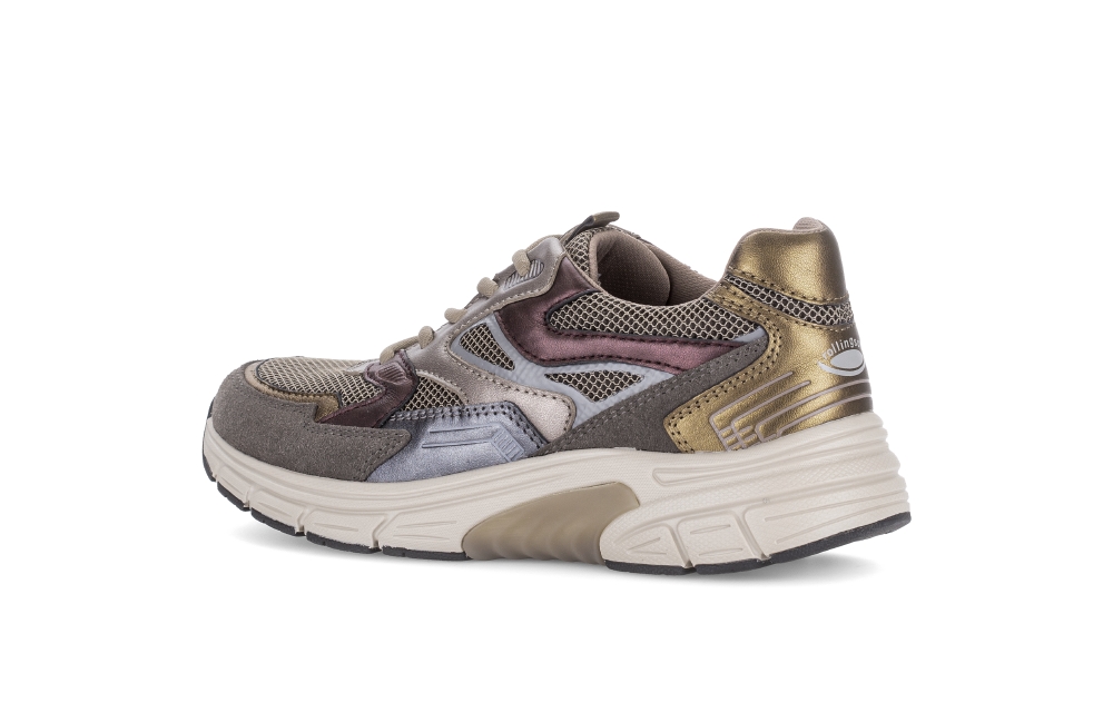 Gabor Sneaker Rolling Soft 0306.01.003 Mohair Taupe Wijnrood Multicolor - 4069356468540