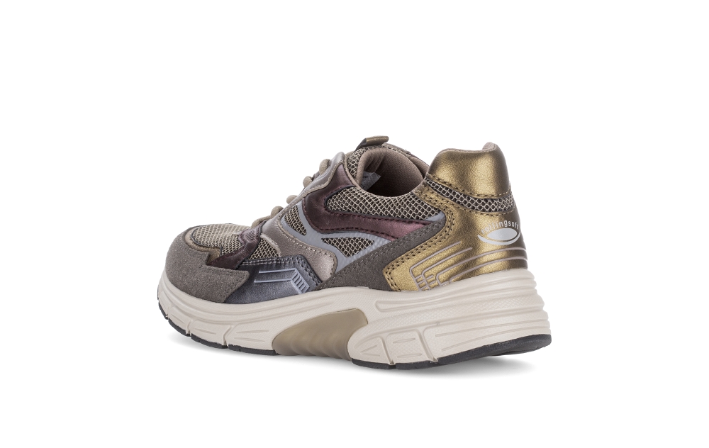 Gabor Sneaker Rolling Soft 0306.01.003 Mohair Taupe Wijnrood Multicolor - 4069356468540