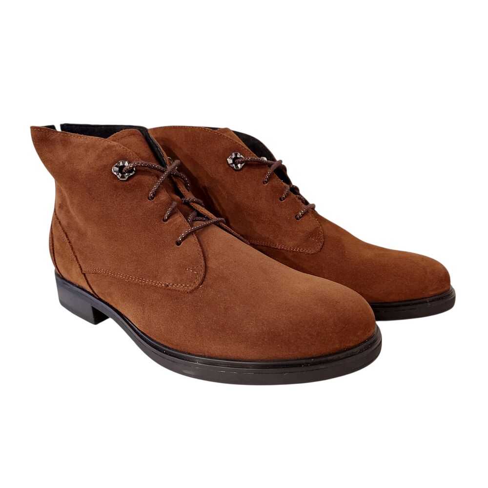 Durea Korte Veterboot 9840 835 9345 Cognac Wijdte H - 8721149643478