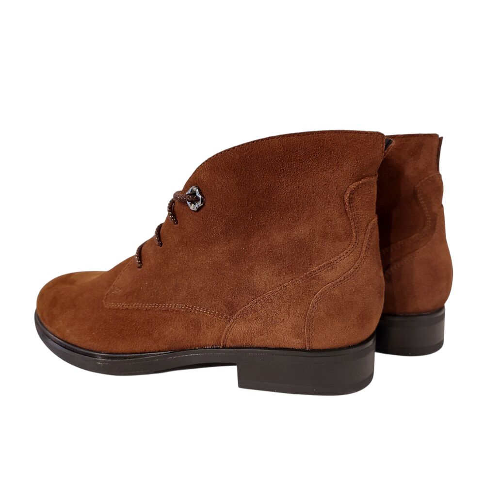 Durea Korte Veterboot 9840 835 9345 Cognac Wijdte H - 8721149643492