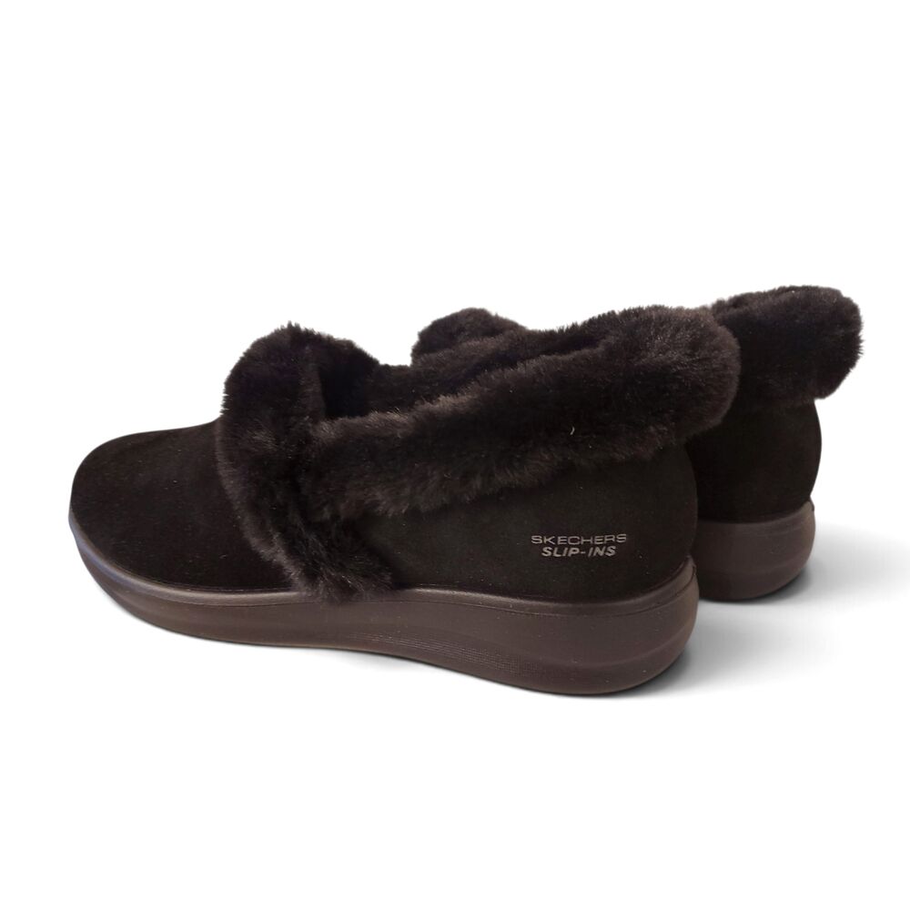 Skechers Pantoffel Hands-Free Slip-Ins 168118 BBK Cozy Escape-Snowy Bliss Zwart - 199025426152