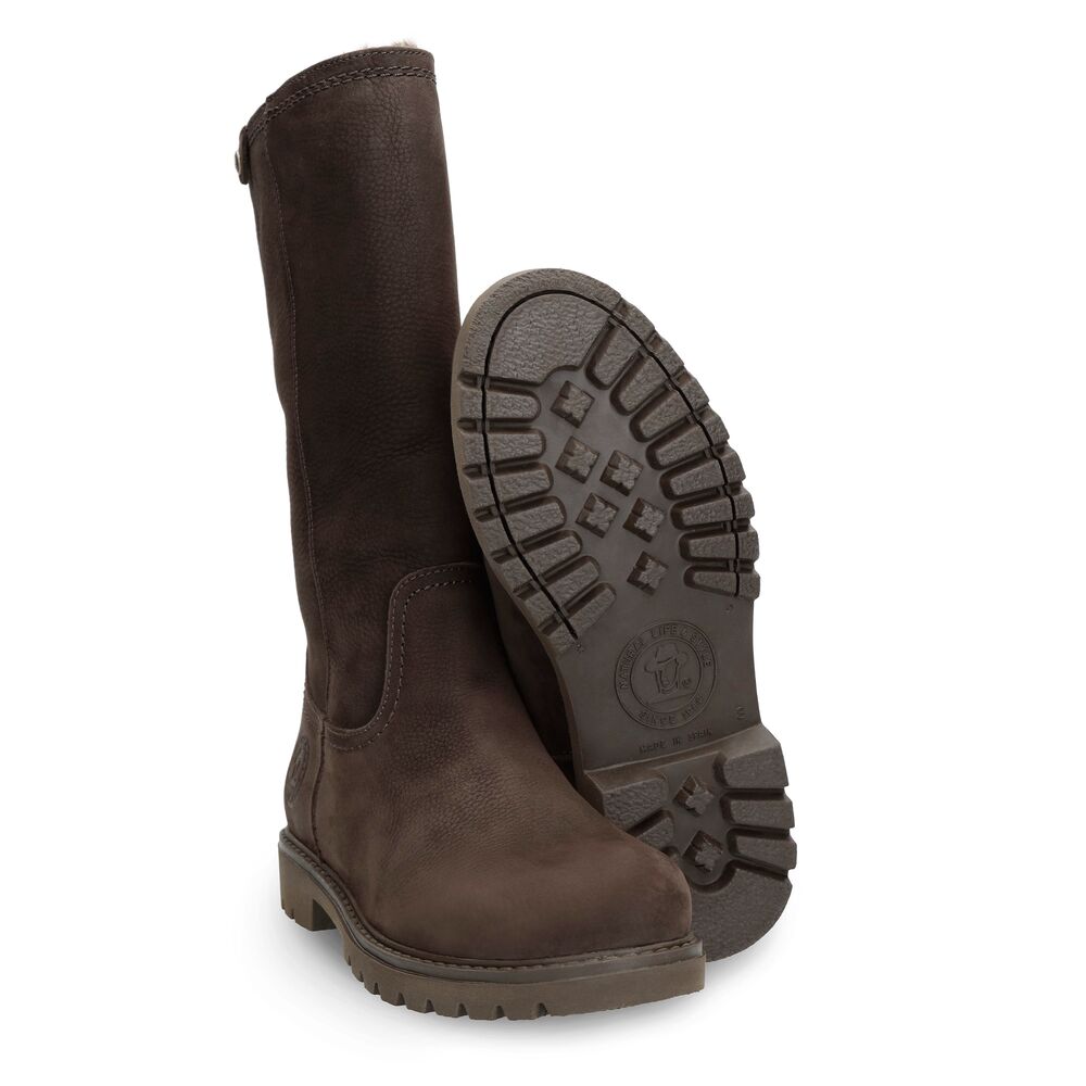 Panama Jack Lange Laarzen Bambina B147 Marron Brown Warm Gevoerd - 8434823969787