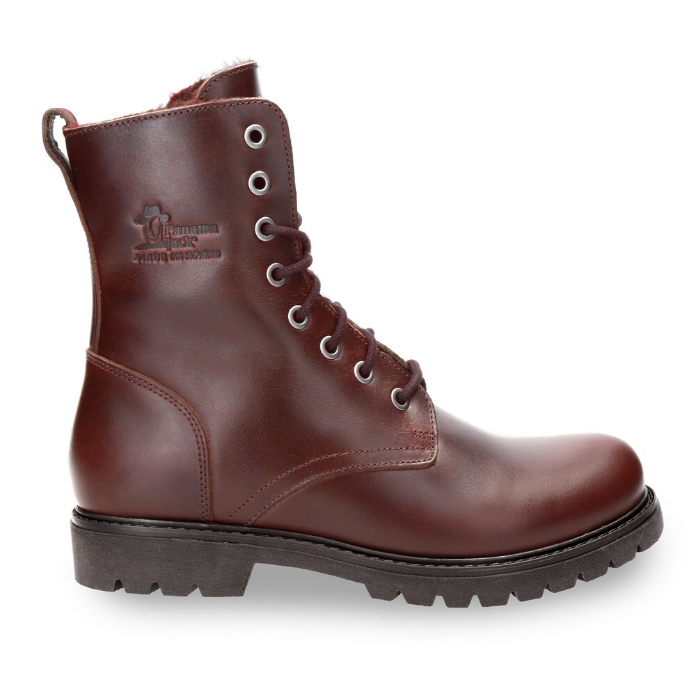 Panama Jack Veterboot Frisia B45 Burdeos Burgundy Rood Warm Gevoerd - 8434823972145