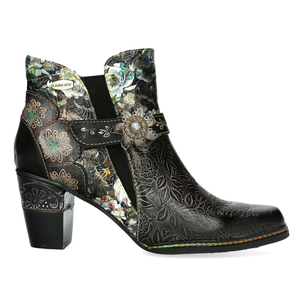 Laura Vita Korte Laars Cendrillon 12 SO20265-12 Zwart Multi - 3667492085273