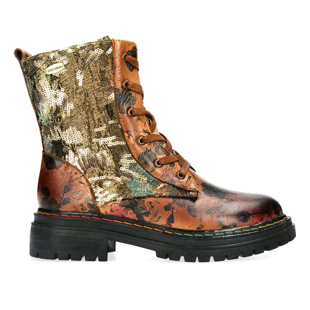 Laura Vita Korte Laars KANDYO 24 SL022-4 F Camel Bruin - 3667492100037