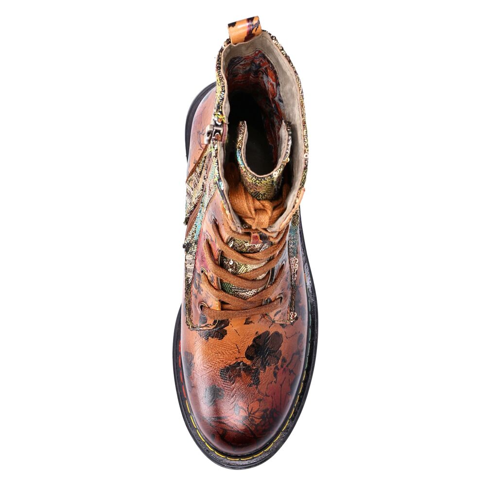 Laura Vita Korte Laars KANDYO 24 SL022-4 F Camel Bruin - 3667492100037