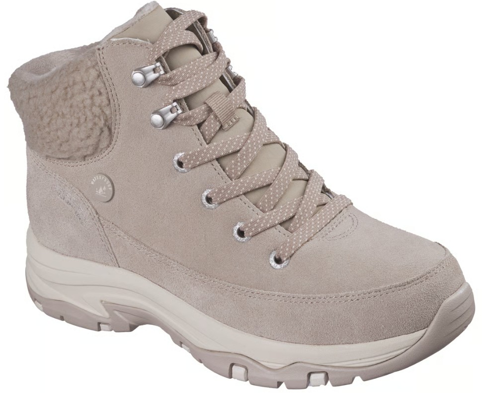 Skechers Veterboot Slip-Ins Trego Snow Breeze 167894 TPE Taupe Waterproof - 199025261562