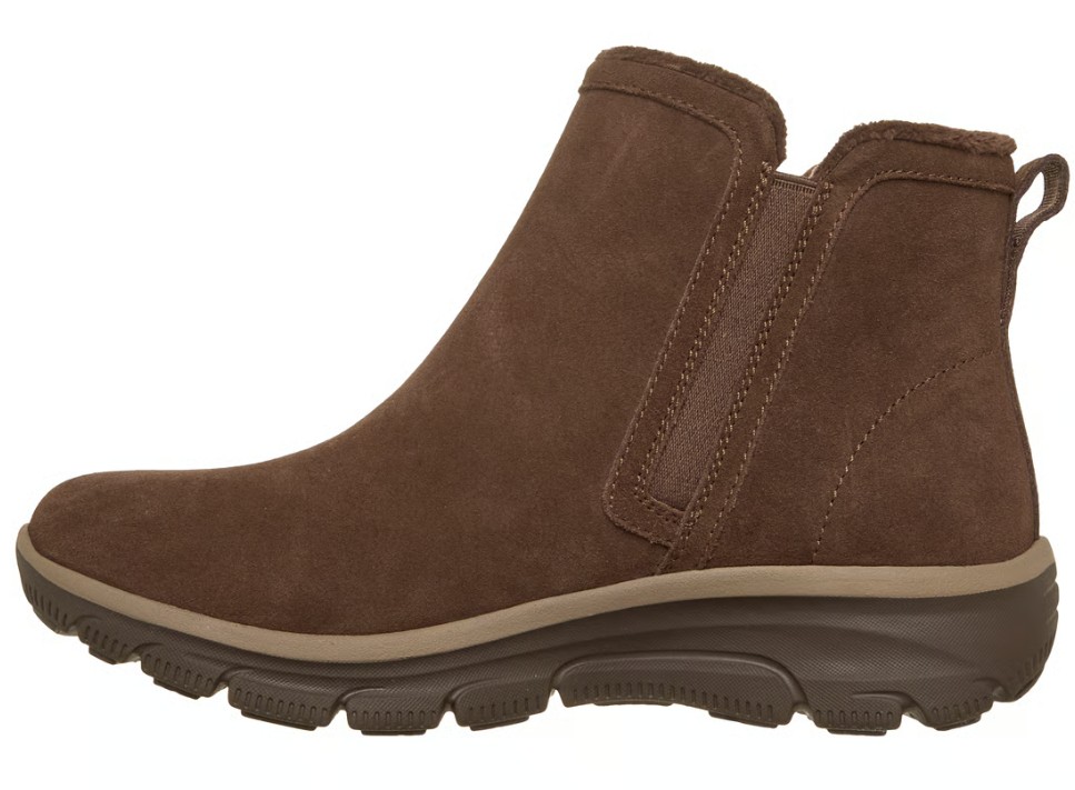 Skechers Korte Laars 168188 CHOC Easy Going Urban Zip Chocolate Donkerbruin - 199703681958