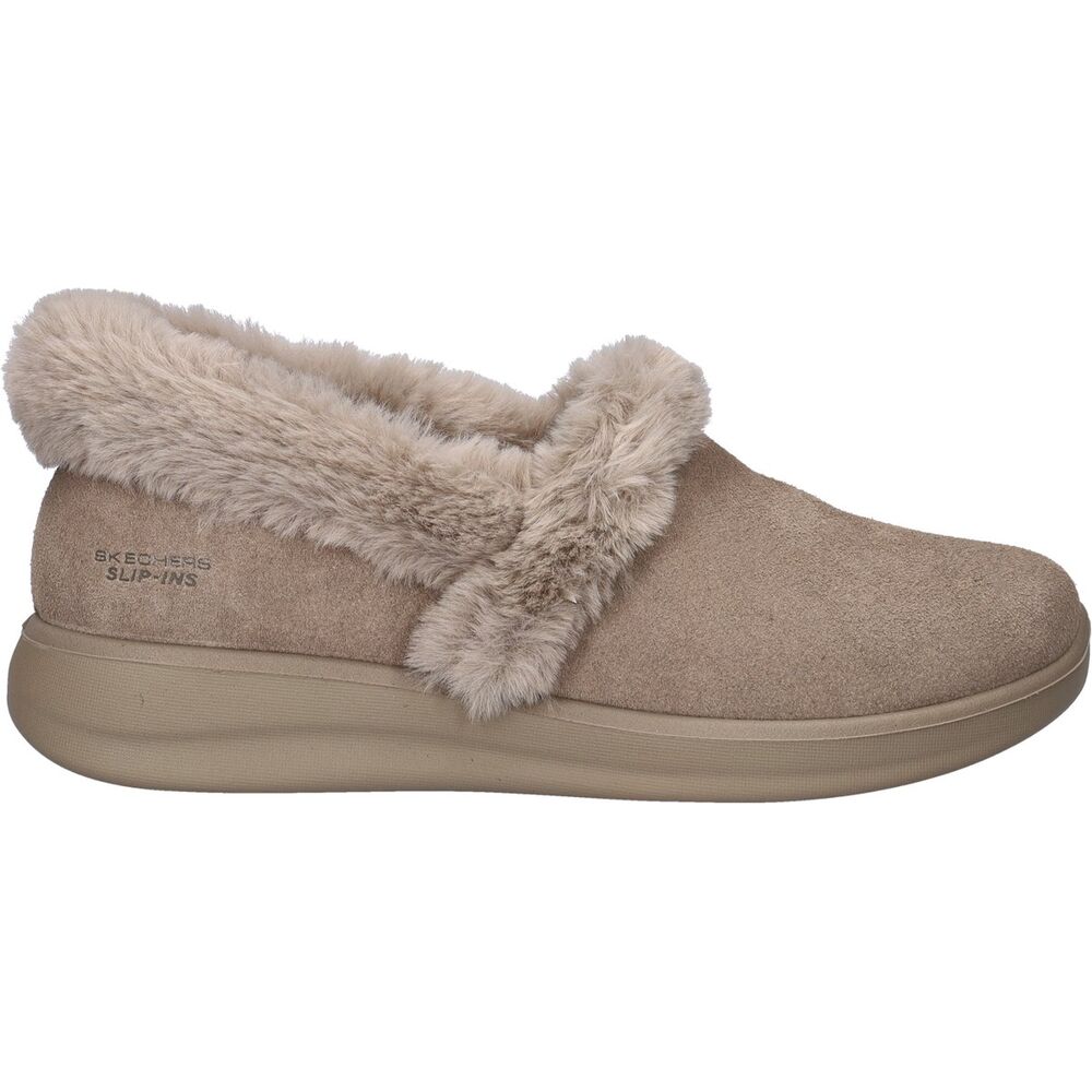 Skechers Pantoffel Hands-Free Slip-Ins 168118 TPE Cozy Escape Snowy Bliss Taupe - 199025426398