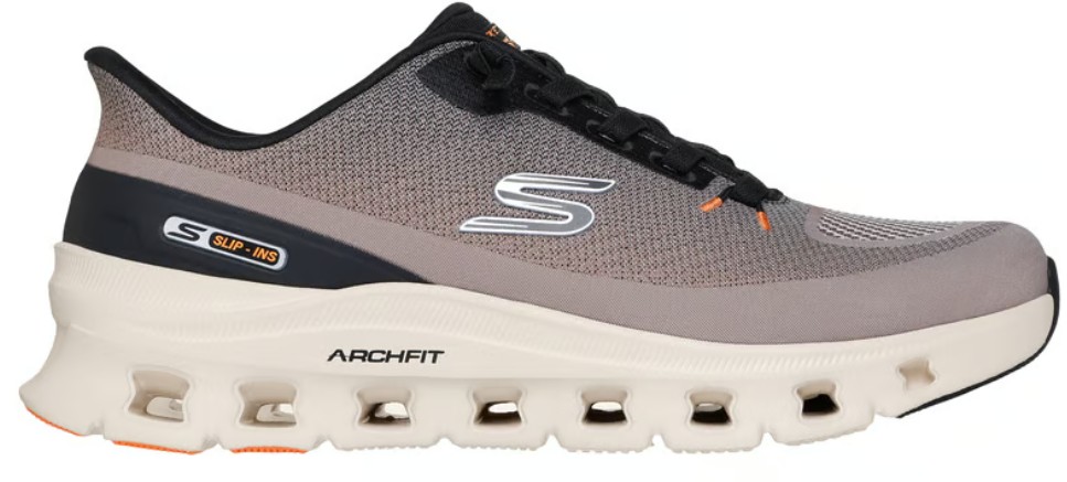 Skechers Instapper 233110 TPBK Arch Fit Glide-Step Pro Taupe Black - 198739690248