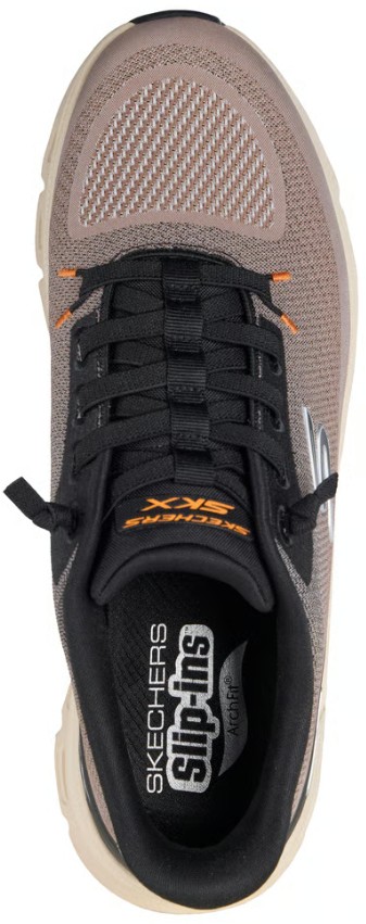 Skechers Instapper 233110 TPBK Arch Fit Glide-Step Pro Taupe Black - 198739690248