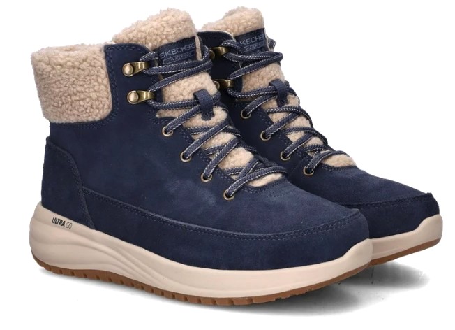 Skechers Veterboot Go Walk On The Go Stellar Winterize 144733 NVY Navy Waterproof - 199703701229